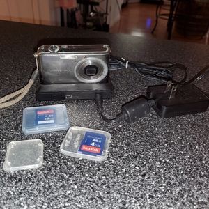 Casio Exilim digital camera, silver